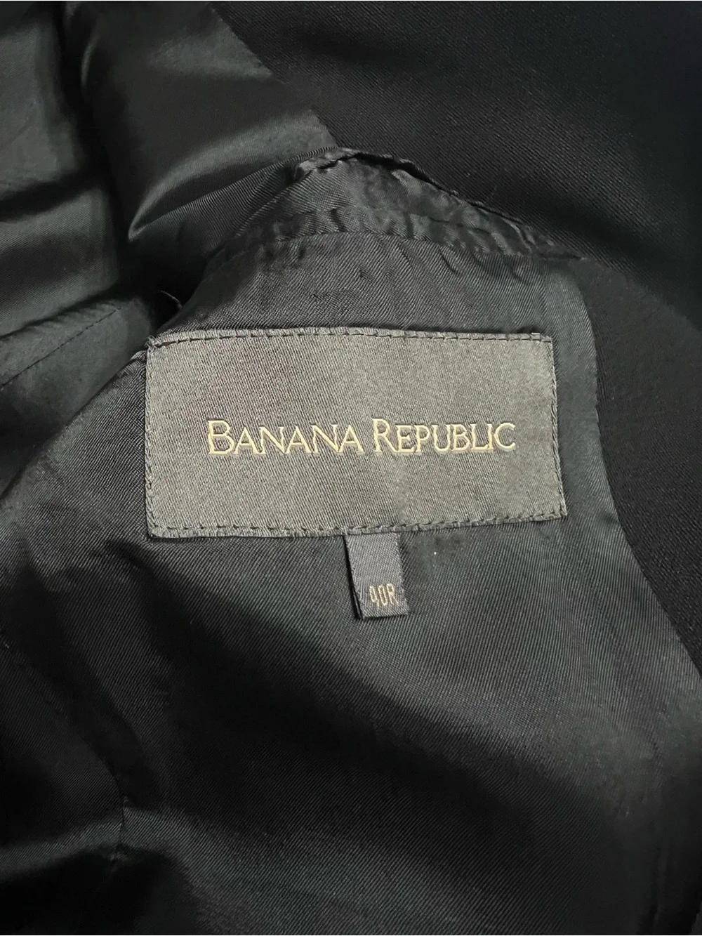 Banana Republic Men's Black Single-Breasted Sport Coat